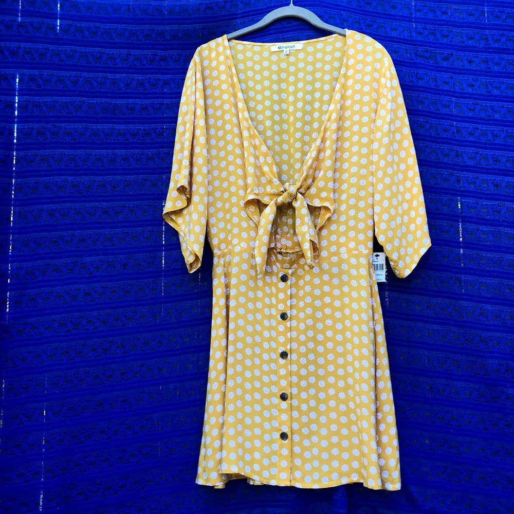 NWT Rip Curl Floral Cutout Dress